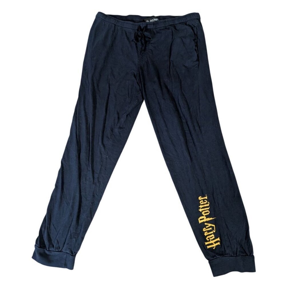 Harry Potter Wizarding World Black Pajama Lounge PJ Pants Womens Size XL